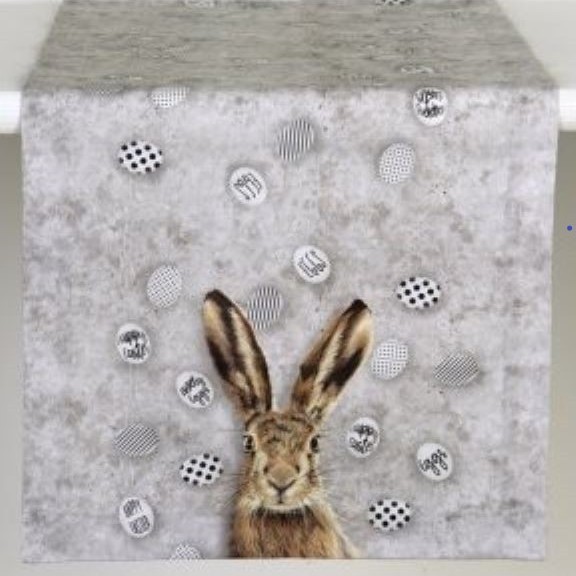 Tafelloper Happy Easter 150 x 45 cm - Katoen
