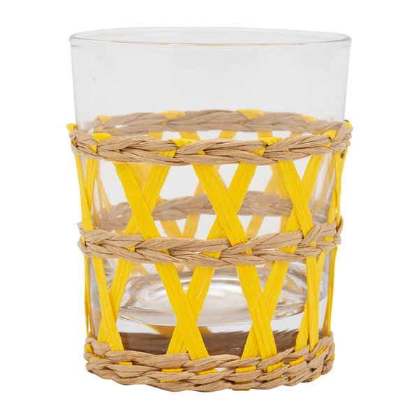 Waterglas Set van zes -  Tumbler Lacis Geel - Coté Table