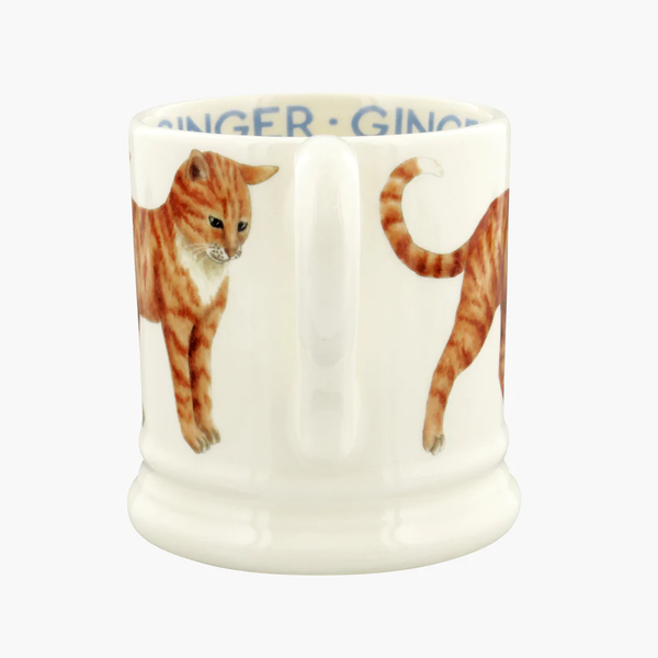 Emma Bridgewater Cats Ginger - 1/2 pint mug