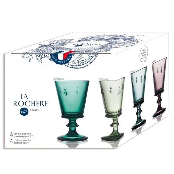 Wijnglas Abeilles Couleur - Mix van vier - La Rochère