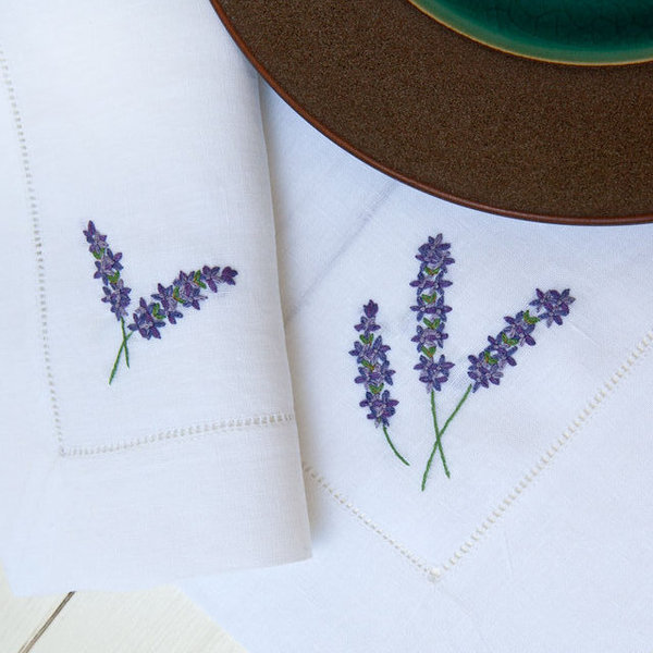 Luxe linnen placemat Lavendel - Bellavia Napking