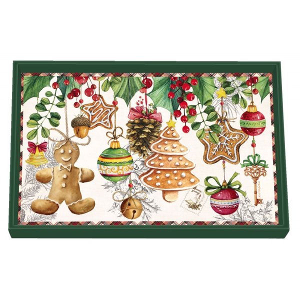 Dienblad Holiday Treats - Hout - 32 x 20 cm