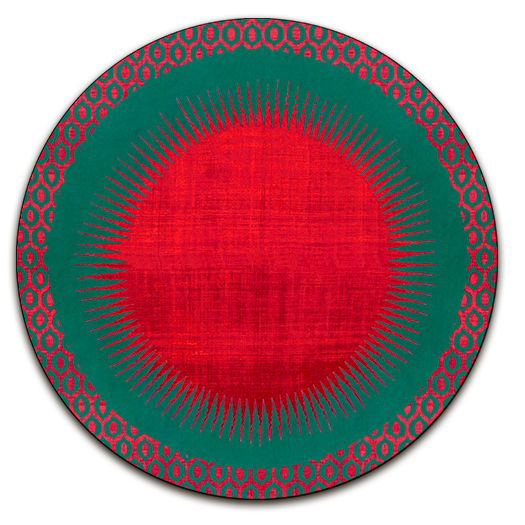 Onderzetters Stromboli Rood - Set van twee stuks