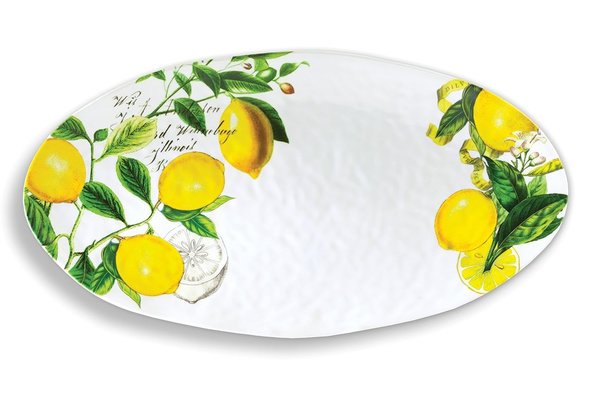 Serveerschaal ovaal XL - Lemon  -  MDW 48,5 cm