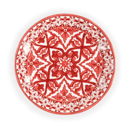 Talavera rood bord 20 cm - Q Squared NY