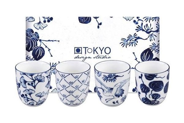 Flora Japonica Set van vier bekers - Tokyo Design