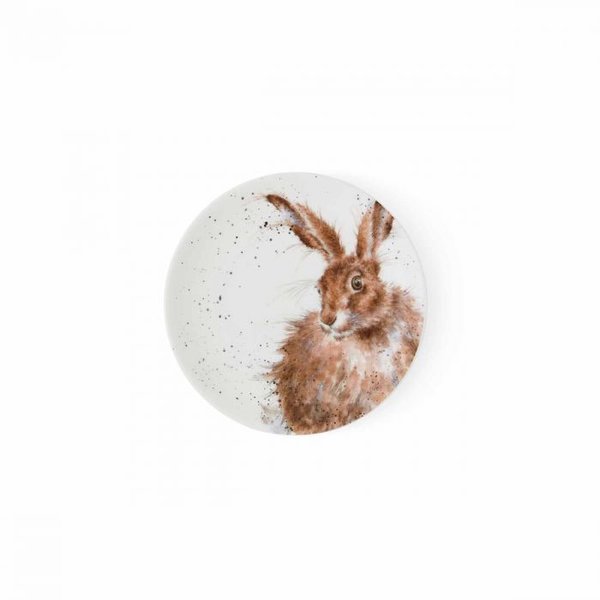 Wrendale Designs Hare and Fox - Set van twee borden 16,5 cm