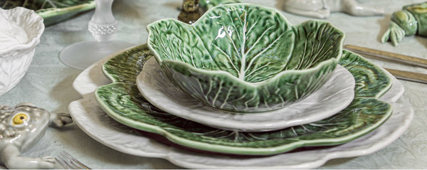 Bowl Cabbage 12 cm groen - Bordallo Pinheiro