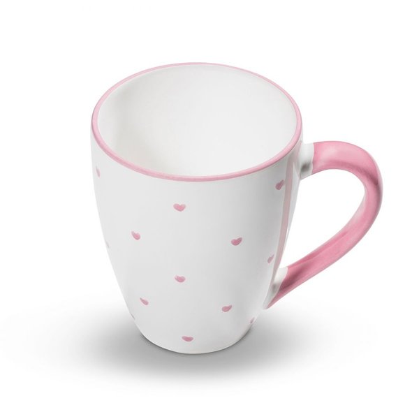 Gmundner Keramik - Pink hearts beker