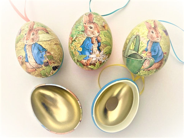 Peter Rabbit eieren - Vulbaar - Set van vier verschillende