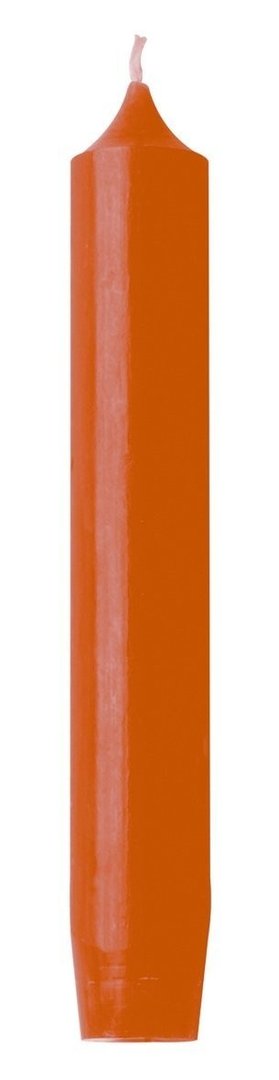 Set van 12 kaarsen - Pompoen Oranje - 12 cm