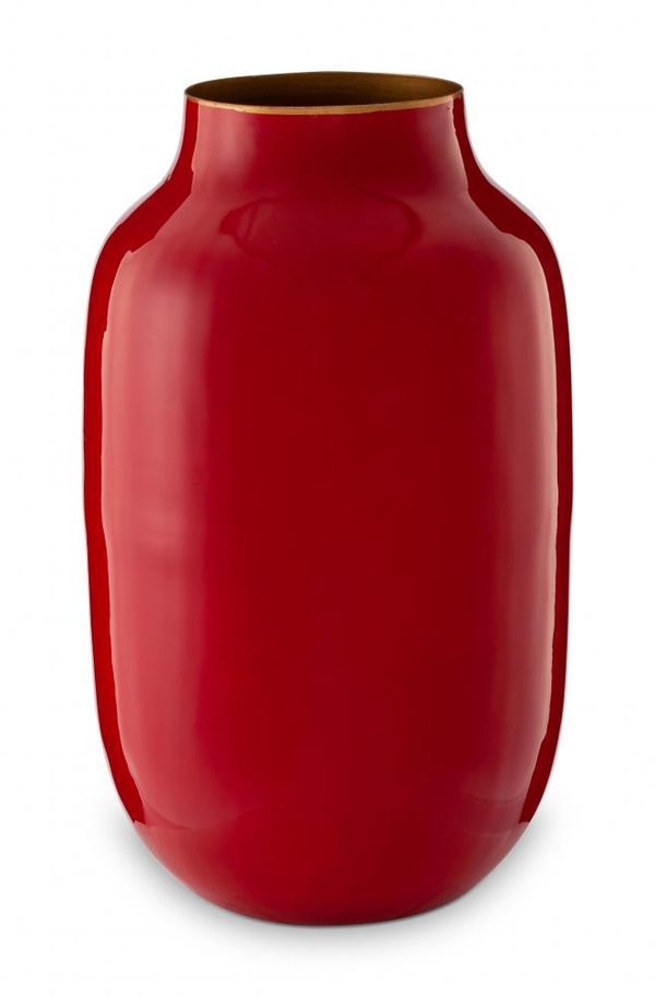 Mini vaas ovaal Donker rood 14 cm - Pip Studio