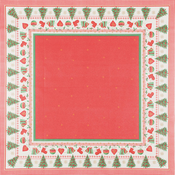 Tafelkleed Traditional Christmas - Airlaid papier