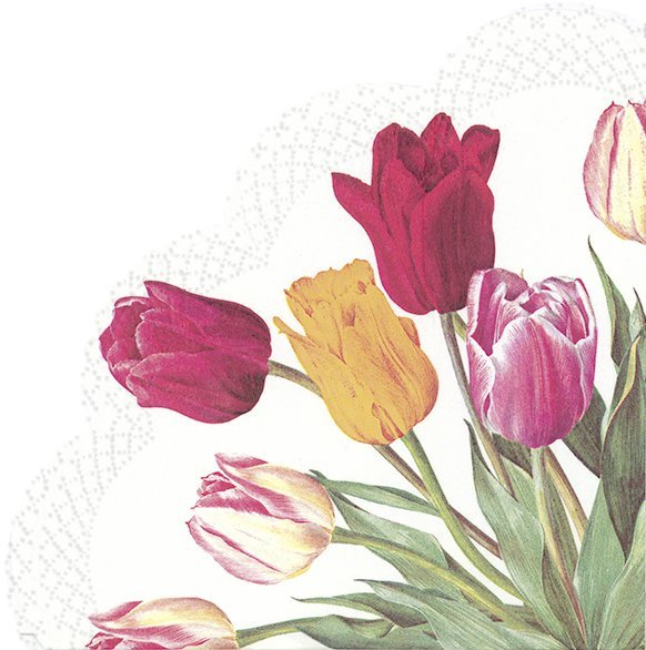 Tulips Rondo Servetten -